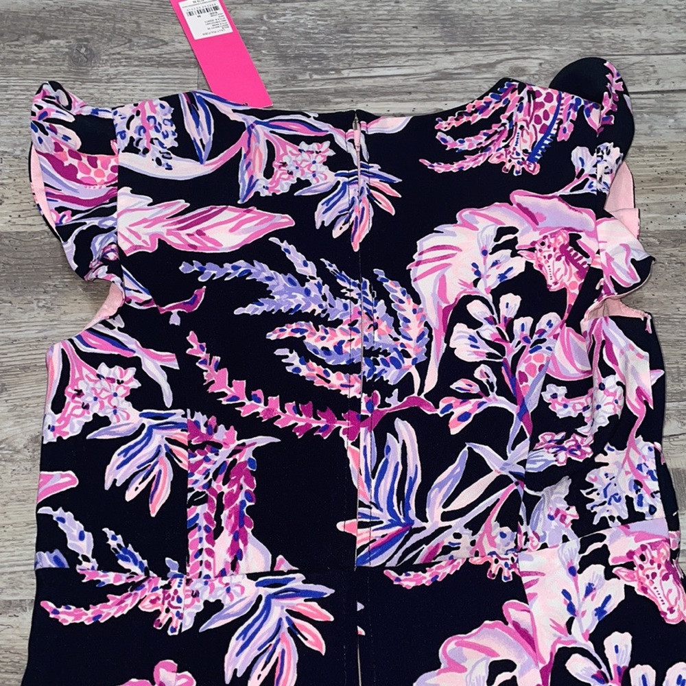 Lilly Pulitzer-Mina Floral Print Ruffle - Picture 12 of 13